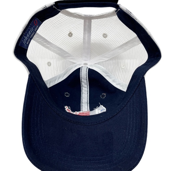 NWOT Johnnie-O American Flag Embroidered Logo Mesh Back Hat USA Patriotic - Picture 10 of 12